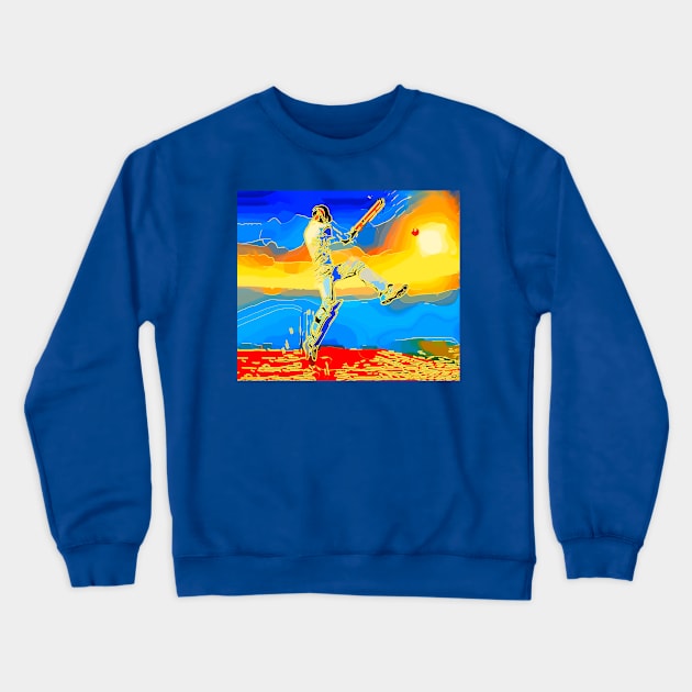 World Cup Cricket Batsman Crewneck Sweatshirt by FasBytes